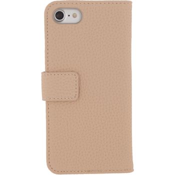 MOB-23380 Smartphone gelly wallet book case apple iphone 7 / apple iphone 8 beige Product foto