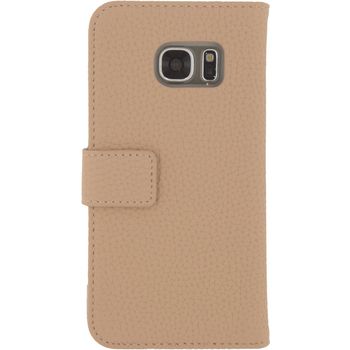 MOB-23395 Smartphone gelly wallet book case samsung galaxy s7 beige Product foto