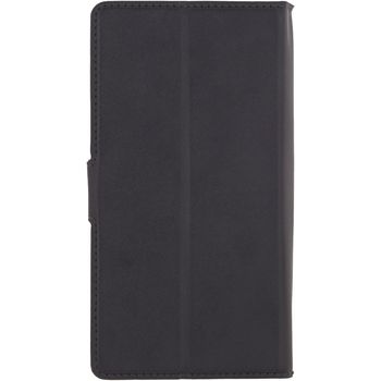 MOB-23461 Smartphone wallet-book universeel l zwart Product foto