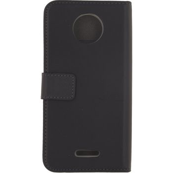 MOB-23488 Smartphone gelly wallet book case motorola moto c plus zwart Product foto