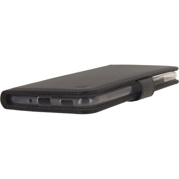 MOB-23510 Smartphone gelly wallet book case htc u11 zwart In gebruik foto