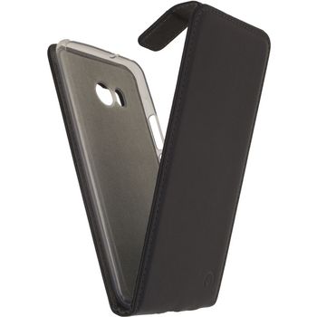 MOB-23512 Smartphone gelly flip case htc u11 zwart In gebruik foto
