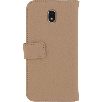 MOB-23548 Smartphone classic gelly wallet book case samsung galaxy j7 2017 beige Product foto
