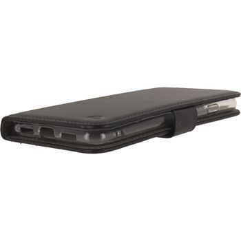 MOB-23580 Smartphone gelly wallet book case general mobile gm6 zwart In gebruik foto