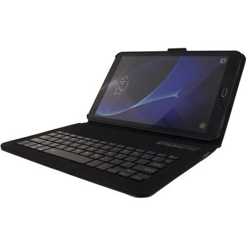 MOB-23584 Tablet bluetooth toetsenbord case samsung galaxy tab a 10.1 2016 us international zwart In gebruik foto