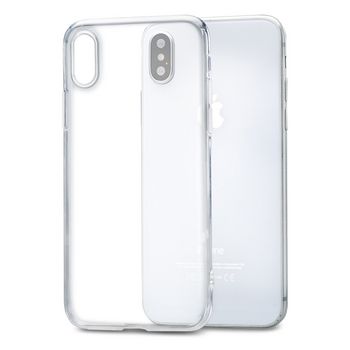 MOB-23612 Smartphone slim gelly jacket case apple iphone x/xs transparant