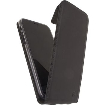 MOB-23613 Smartphone classic gelly flip case apple iphone x/xs zwart In gebruik foto