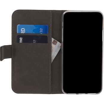 MOB-23614 Smartphone classic gelly wallet book case apple iphone x/xs zwart In gebruik foto
