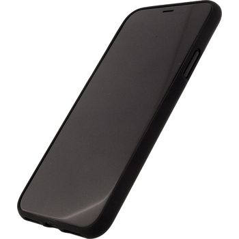 MOB-23637 Smartphone rubber gelly case apple iphone x/xs zwart In gebruik foto