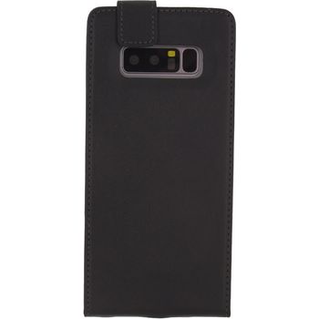MOB-23678 Smartphone classic gelly flip case samsung galaxy note 8 zwart Product foto