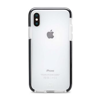 MOB-23683 Smartphone shatterproof case apple iphone x/xs transparant/zwart Product foto