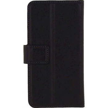 MOB-23738 Smartphone premium 2-in-1 wallet case universeel l zwart Product foto