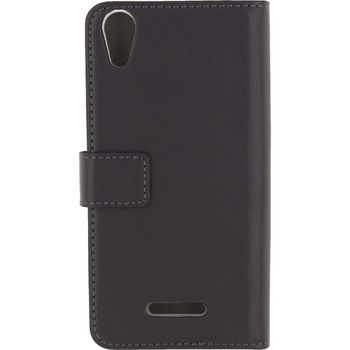 MOB-23929 Smartphone classic gelly wallet book case wiko lenny 4 zwart Product foto