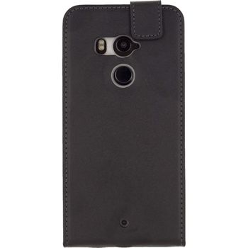 MOB-23964 Smartphone classic gelly flip case htc u11+ zwart Product foto