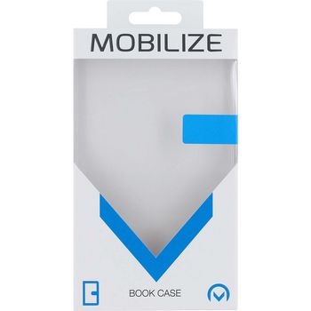 MOB-23972 Smartphone elegant book case apple iphone 7 / apple iphone 8 zilver Verpakking foto