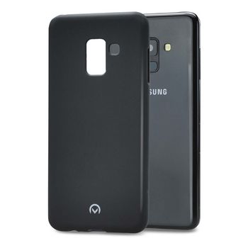 MOB-24034 Smartphone rubber gelly case samsung galaxy a8 2018 mat zwart Product foto