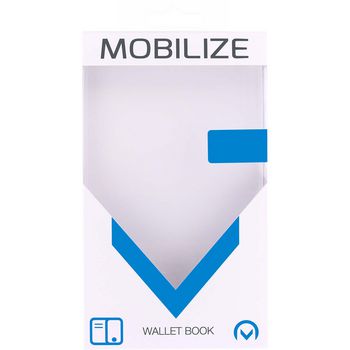 MOB-24237 Smartphone gelly wallet book case samsung galaxy a8 2018 blauw Verpakking foto