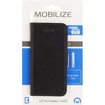MOB-24340 Smartphone premium 2-in-1 wallet case samsung galaxy a6+ 2018 zwart