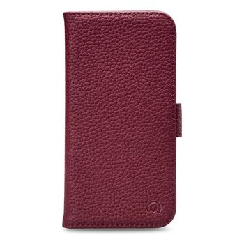 MOB-24380 Smartphone gelly wallet book case elite samsung galaxy a6 2018 bordeaux
