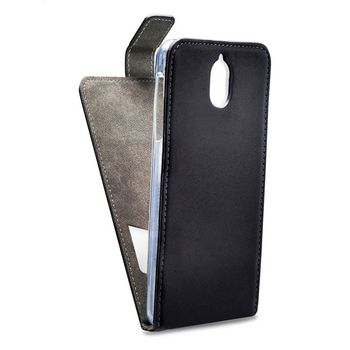MOB-24400 Smartphone classic gelly flip case nokia 3.1/3 (2018) zwart Product foto