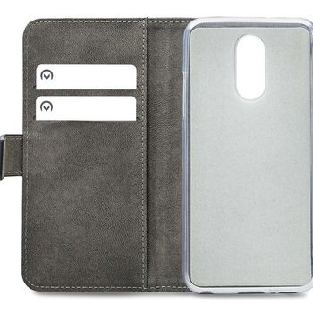 MOB-24440 Smartphone classic gelly wallet book case lg q7 zwart In gebruik foto