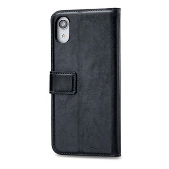 MOB-24442 Smartphone premium 2 in 1 gelly wallet case apple iphone xr zwart
