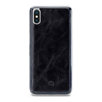 MOB-24443 Smartphone premium 2 in 1 gelly wallet case apple iphone xs max zwart In gebruik foto