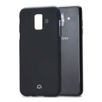 MOB-24631 Smartphone rubber gelly case samsung galaxy a6 2018 mat zwart Product foto