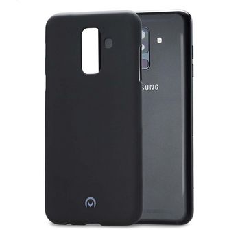 MOB-24632 Smartphone rubber gelly case samsung galaxy a6+ 2018 mat zwart Product foto
