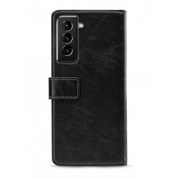 MOB-26615 Elite soft wallet book case samsung galaxy s21+ black Product foto