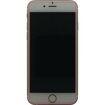 MOB-40592 Gematteerd 2 st screenprotector apple iphone 6 plus / 6s plus In gebruik foto
