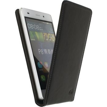 MOB-45276 Smartphone premium magnet flip case huawei p8 lite zwart