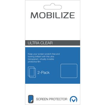 MOB-46424 Ultra-clear 2 st screenprotector motorola moto g4 plus Verpakking foto