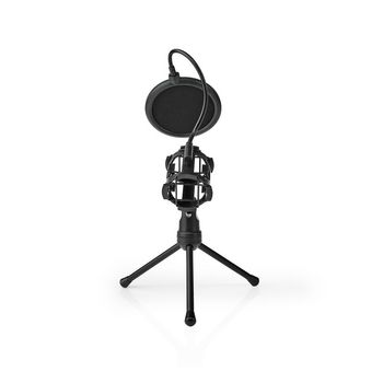 MPST00BK Microfoonstandaard | v-vorm | diameter houder: minder dan 40 mm mm | abs / metaal | zwart Product foto