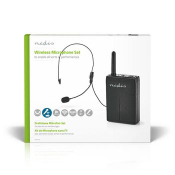 MPWL631BK Draadloze microfoonset | 16-kanaals | headset met bodypack | gebruikdsuur batterij tot 6 uur Verpakking foto