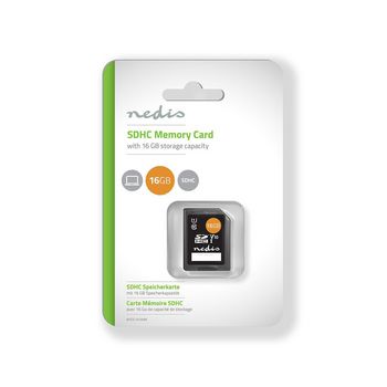 MSDC16100BK Geheugenkaart | sdhc | 16 gb | schrijfsnelheid: 80 mb/s | leessnelheid: 45 mb/s | uhs-i Verpakking foto
