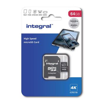 MSDX64G100V30 64 gb high speed microsdhc/xc v30 uhs-i u3-geheugenkaart  foto