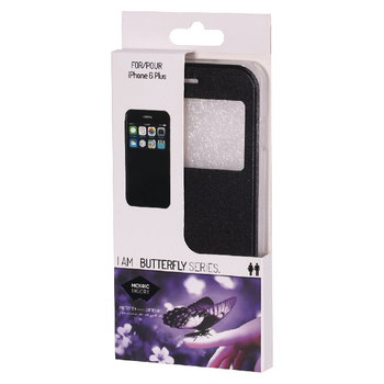 MTIA55-003BLK Smartphone wallet-book apple iphone 6 plus / 6s plus zwart Verpakking foto