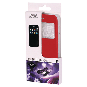MTIA55-003RED Smartphone wallet-book apple iphone 6 plus / 6s plus rood Verpakking foto