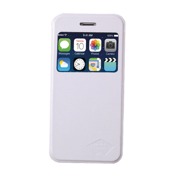 MTIA55-003WHT Smartphone wallet-book apple iphone 6 plus / 6s plus wit Product foto