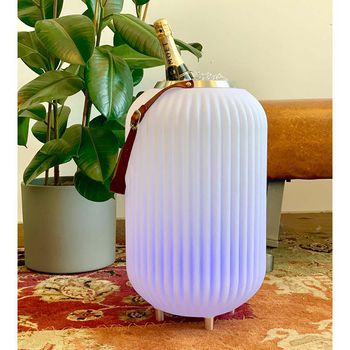 NA-6610 The.lampion m - multicolor lamp & wijnkoeler & bluetooth speaker Product foto