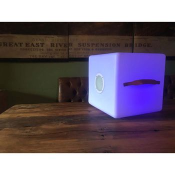 NA-7000 The.cube - multicolor led kubus & bluetooth speaker Product foto