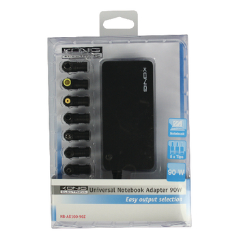 NB-AD100-90Z Notebookadapter 15 / 16 / 19.5 vdc 90 w Verpakking foto