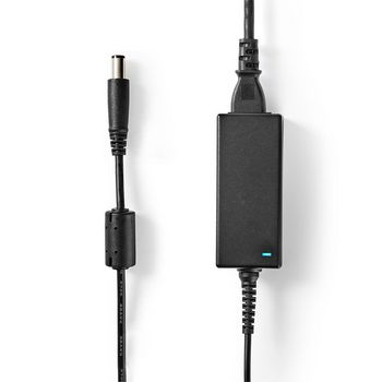 NBARF4506FBK Notebook-adapter | 45 w | 7,4 x 5,0 mm center pin (dell smart plug) | 19.5 vdc | 2.31 a | type-f (ce