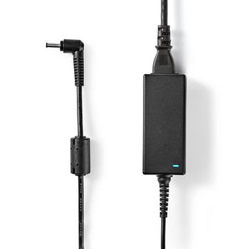 NBARF4509FBK Notebook-adapter 45 w | 4,0 x 1,35 mm | 19 v / 2,37 a | geschikt voor asus | incl. voedingskabel