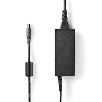 NBARF6507FBK Notebook-adapter | 65 w | 7,9 x 5,5 mm center pin | 20.0 v dc | 3.25 a | type-f (cee 7/7)