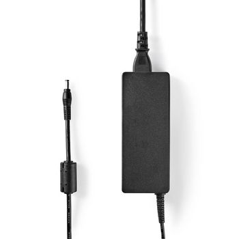 NBARF9001FBK Notebook-adapter 90 w | 5,5 x 2,5 mm | 19 v / 4,74 a | geschikt voor asus | incl. voedingskabel