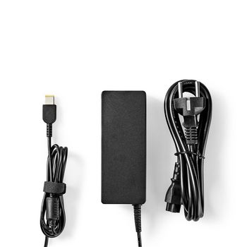 NBARF9002FBK Notebook-adapter 90 w | lenovo square 11 x 5,6 mm | 20 v / 4,5 a | geschikt voor lenovo | incl. voed Inhoud verpakking foto