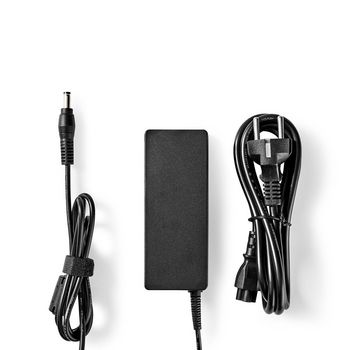 NBARF9019FBK Notebook-adapter | 72 w | 5,5 x 2,5 mm | 16 vdc | 4,5 a | type-f (cee 7/7) Inhoud verpakking foto