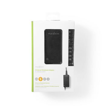 NBARU90WBK Notebook-adapter | universeel met 10 stekkers | 90 w | uitgang 15 v - 19,5 v  foto